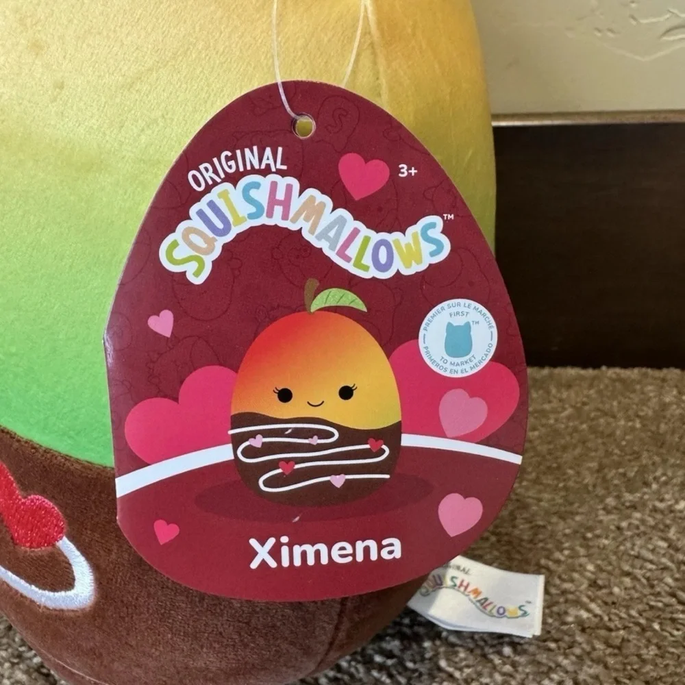 BRAND NEW Ximena Squishmallow Chocolate Covered Colorful Plush Mang Stuffy